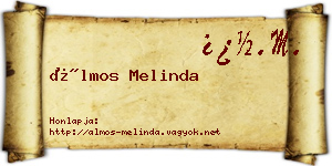 Álmos Melinda névjegykártya
